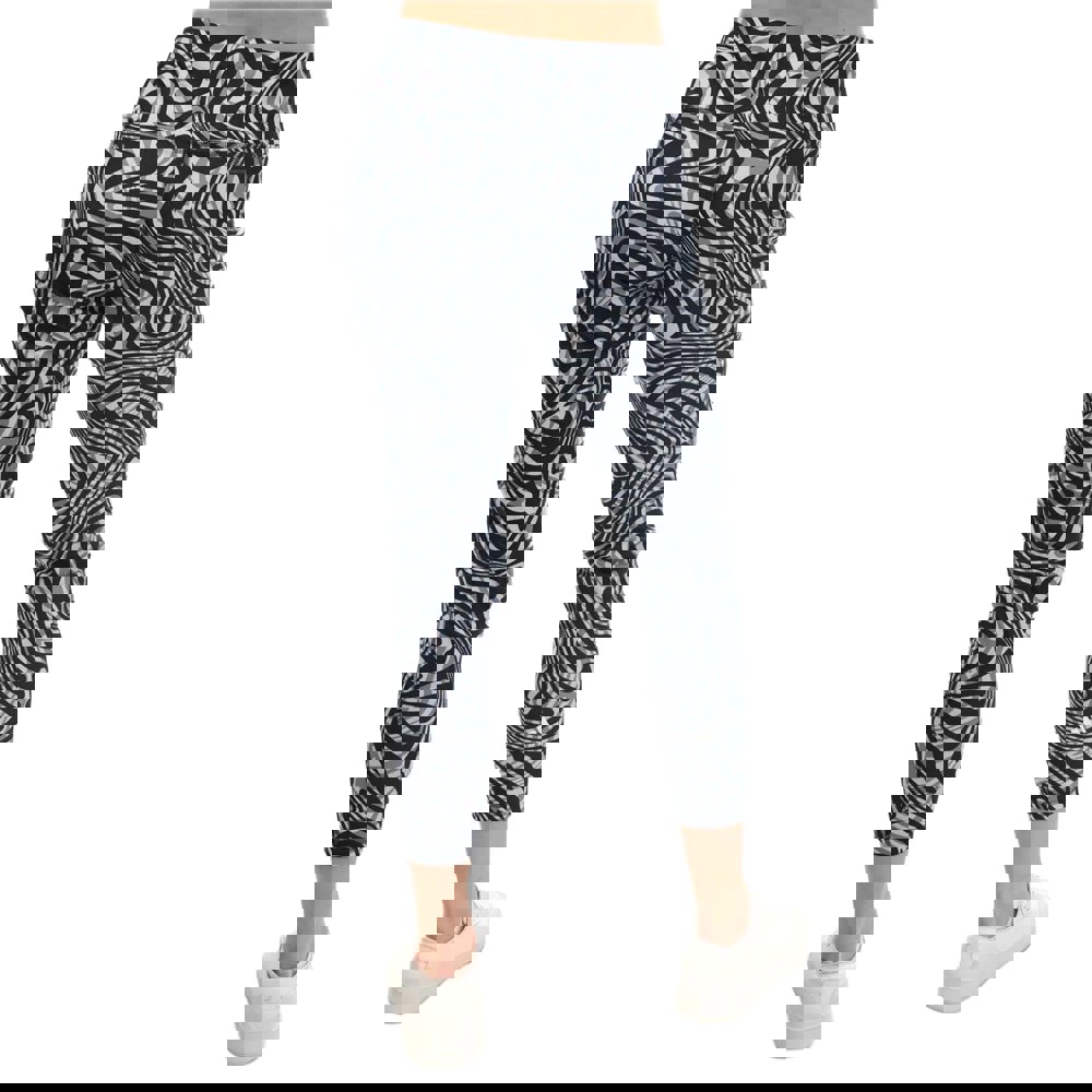 Adidas Womens Essentials Swirl Yoga 7/8 Leggings - Inkwell