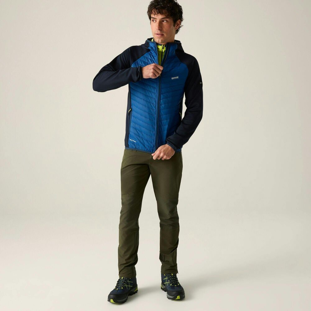 Regatta Mens Andreson Hybrid Jacket - Aviator Blue/Navy - Aviator Blue/Navy - 100% Polyamide