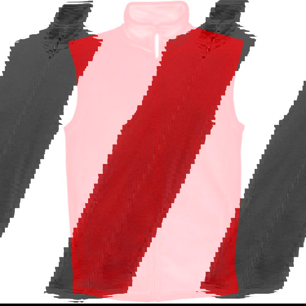 Regatta Mens Micro Fleece Bodywarmer / Gilet - Classic Red
