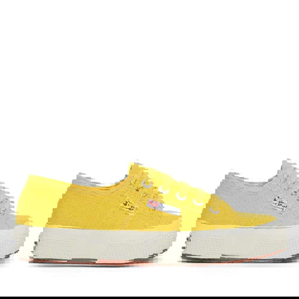 Superga 2750 OG Cotu Classic Women's Vegan Trainers - Sunflower / Avorio