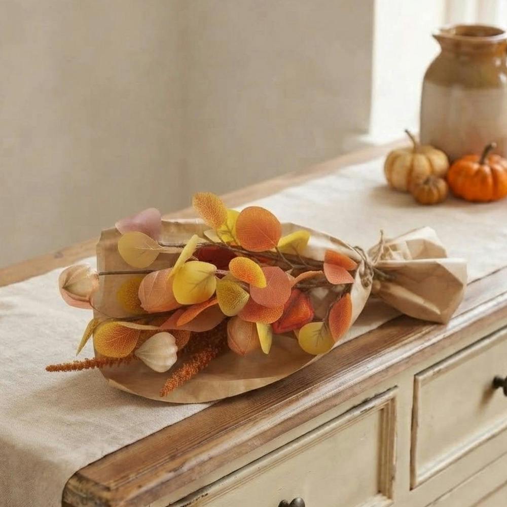 Garden Greatness Vibrant Russet Autumn Foliage Bouquet