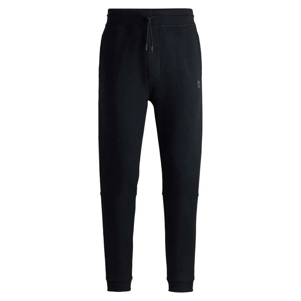 Boss Mens Patch Logo Tracksuit Bottoms - Black
