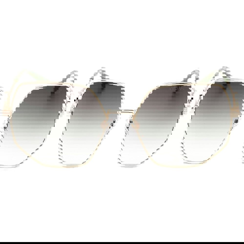 Marc Jacobs Green Leg Ends Gold Sunglasses One Size