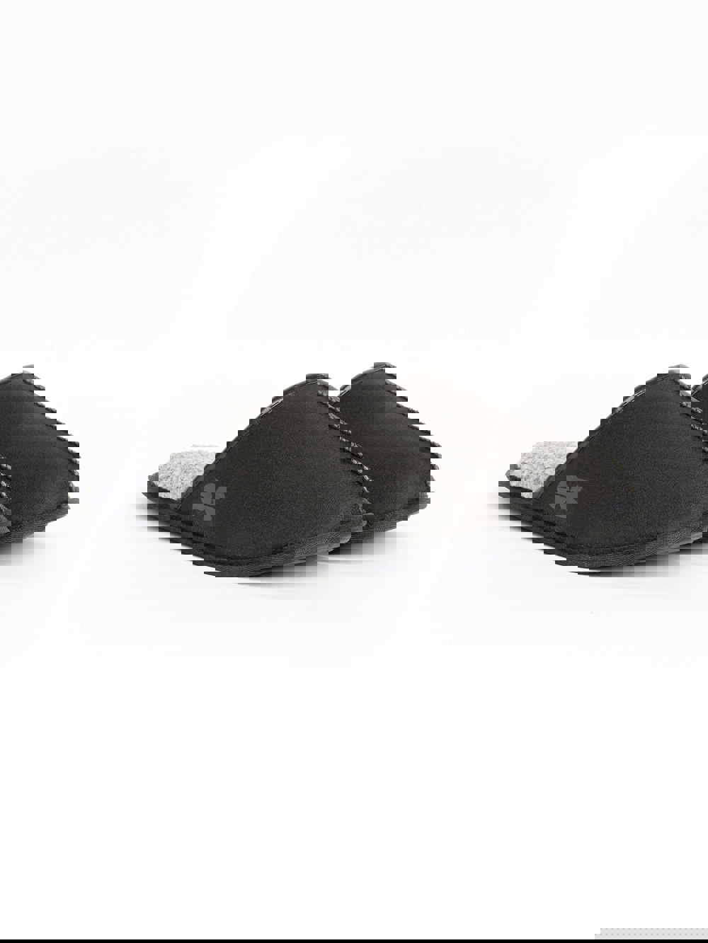 Crosshatch Tinuviel Fur Slipper Mule Black/Black