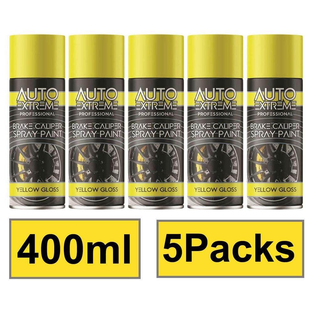 Auto Extreme 5X - Break Caliper Yellow Gloss Spray Paint 400ml