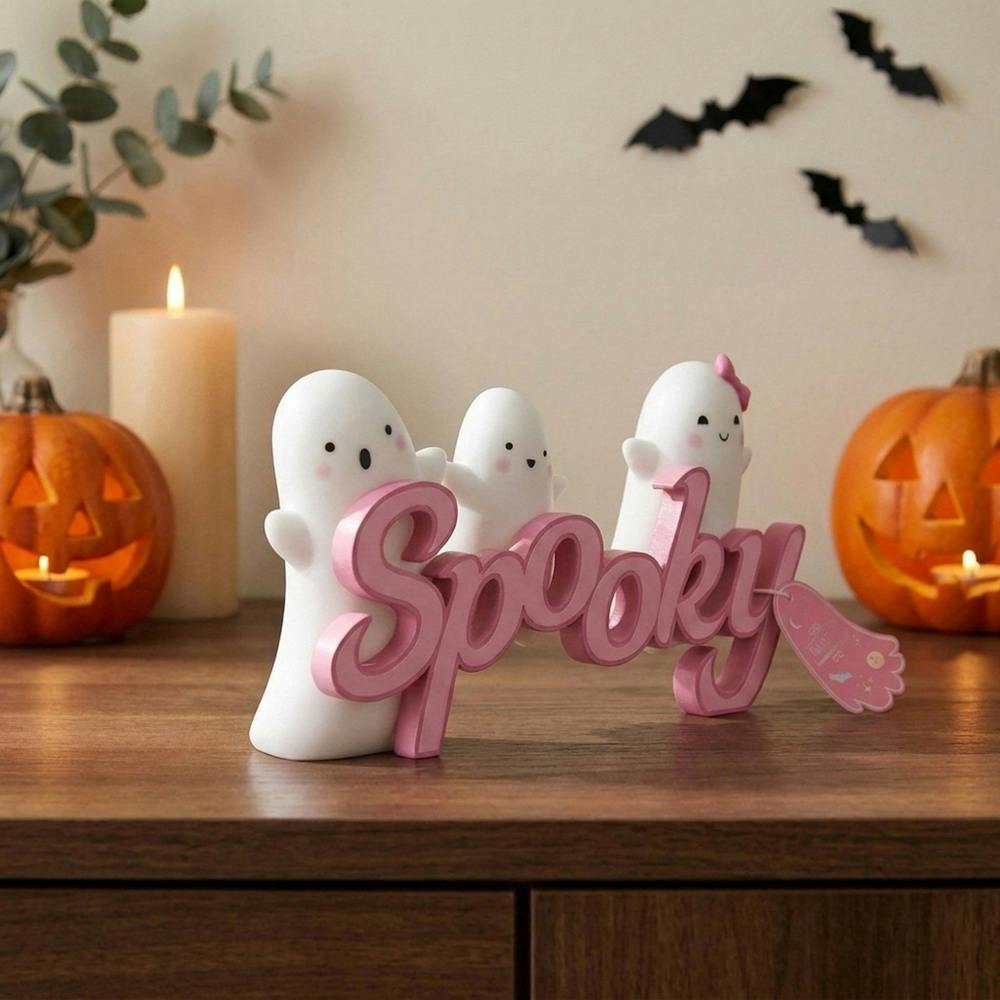 Garden Greatness Halloween Ghost Spooky Slogan Decoration