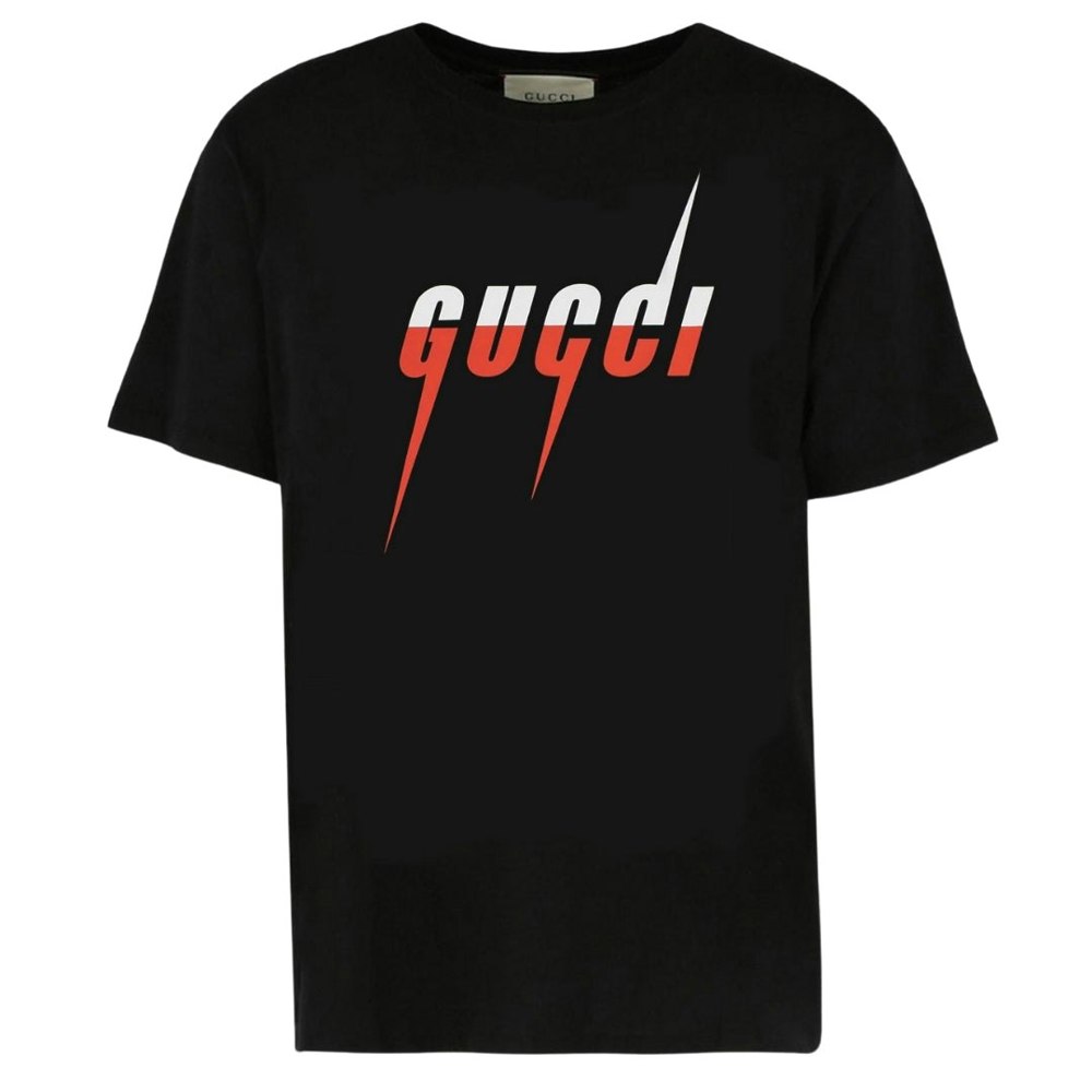 Gucci Blade Logo Oversized Fit T-Shirt - Black