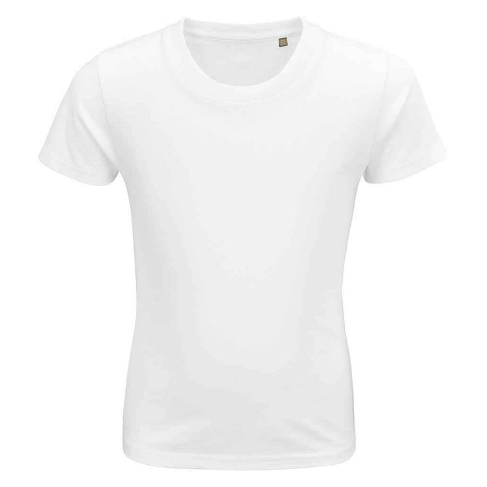 SOLS Childrens/Kids Pioneer Organic T-Shirt - White - White - 100% Organic Cotton