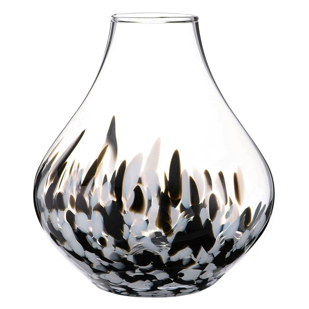 Diamante La Perla Teardrop Crystal Pearl Vase - 25cm