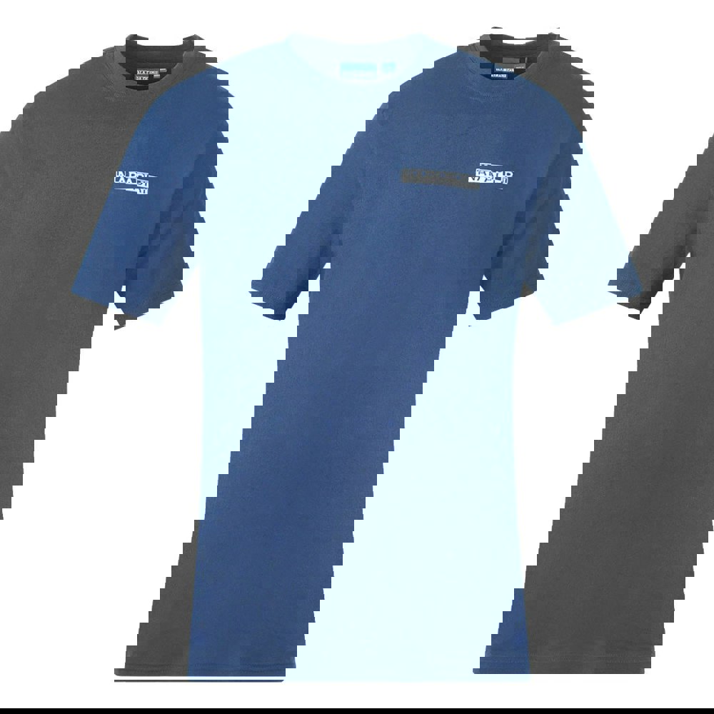 Napapijri S Surf Ss Logo T-Shirt - Medieval Blue