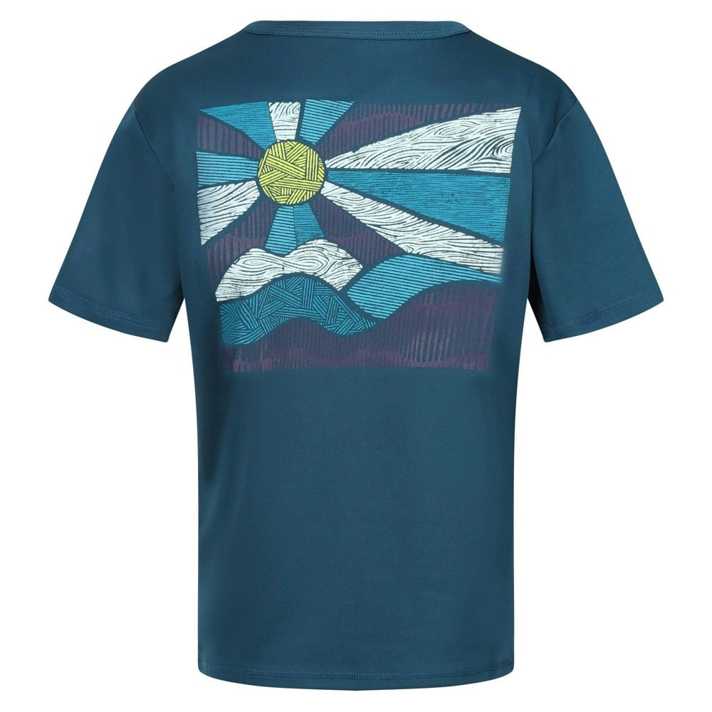 Regatta Childrens/Kids Alvarado VIII Sunrise T-Shirt - Moroccan Blue