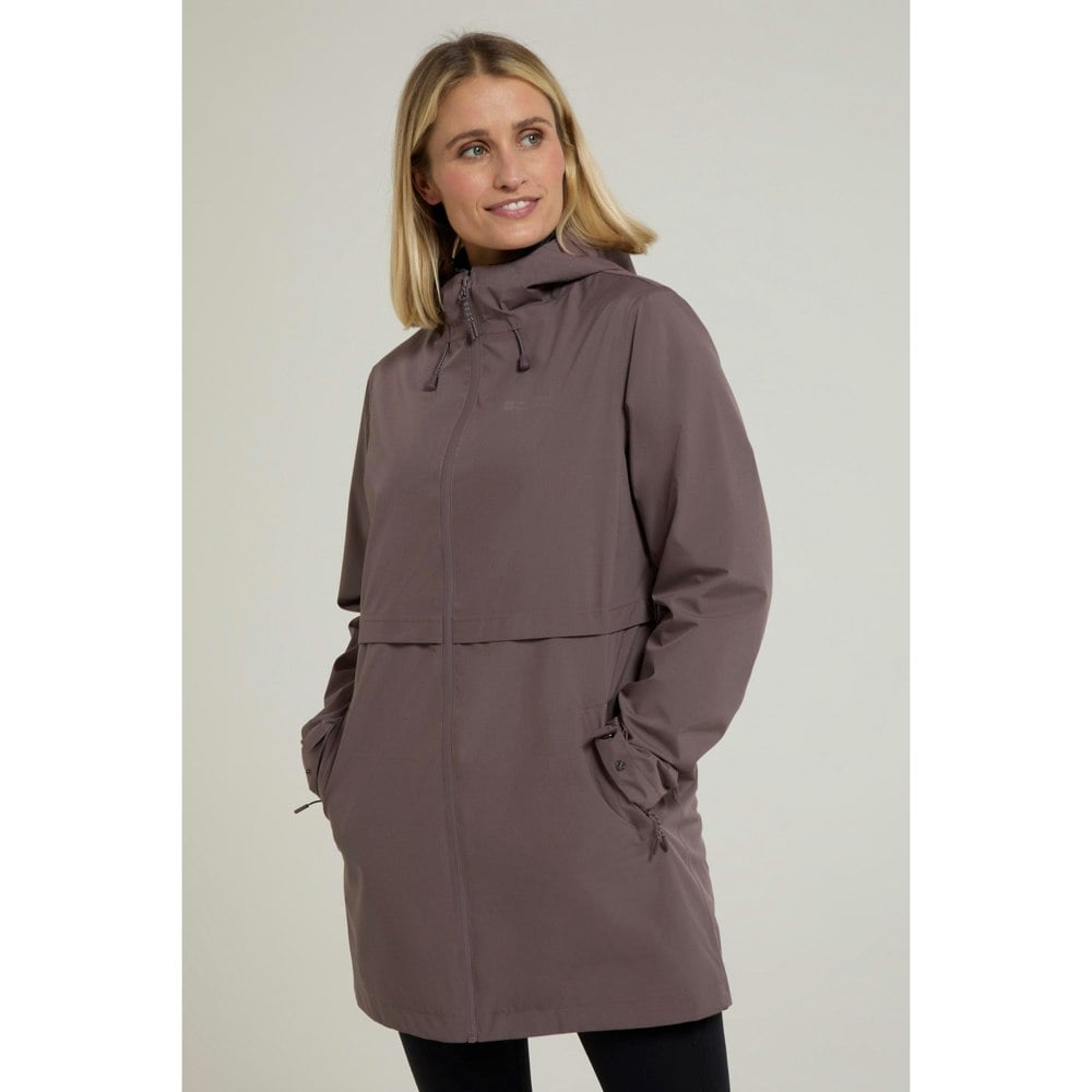 Mountain Warehouse Women's Hilltop II Waterproof Jacket - Dark Beige