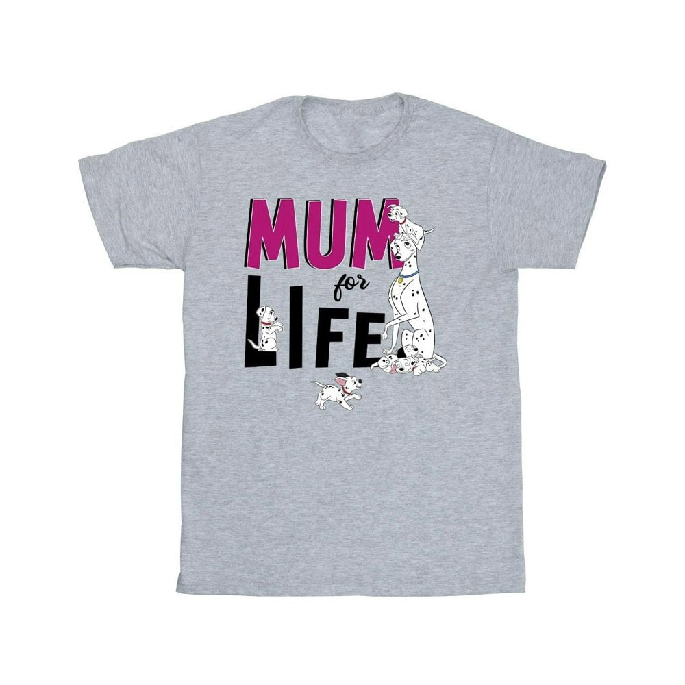 Disney Mens 101 Dalmatians Mum For Life T-Shirt - Sports Grey