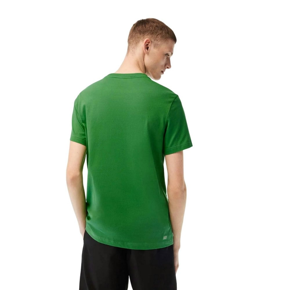 Lacoste Mens Quick Dry Crew Neck T-Shirt - Green