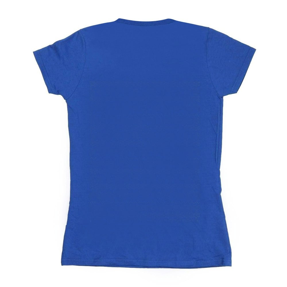 Disney Womens/Ladies Mickey And Friends Winter Wishes Cotton T-Shirt - Royal Blue