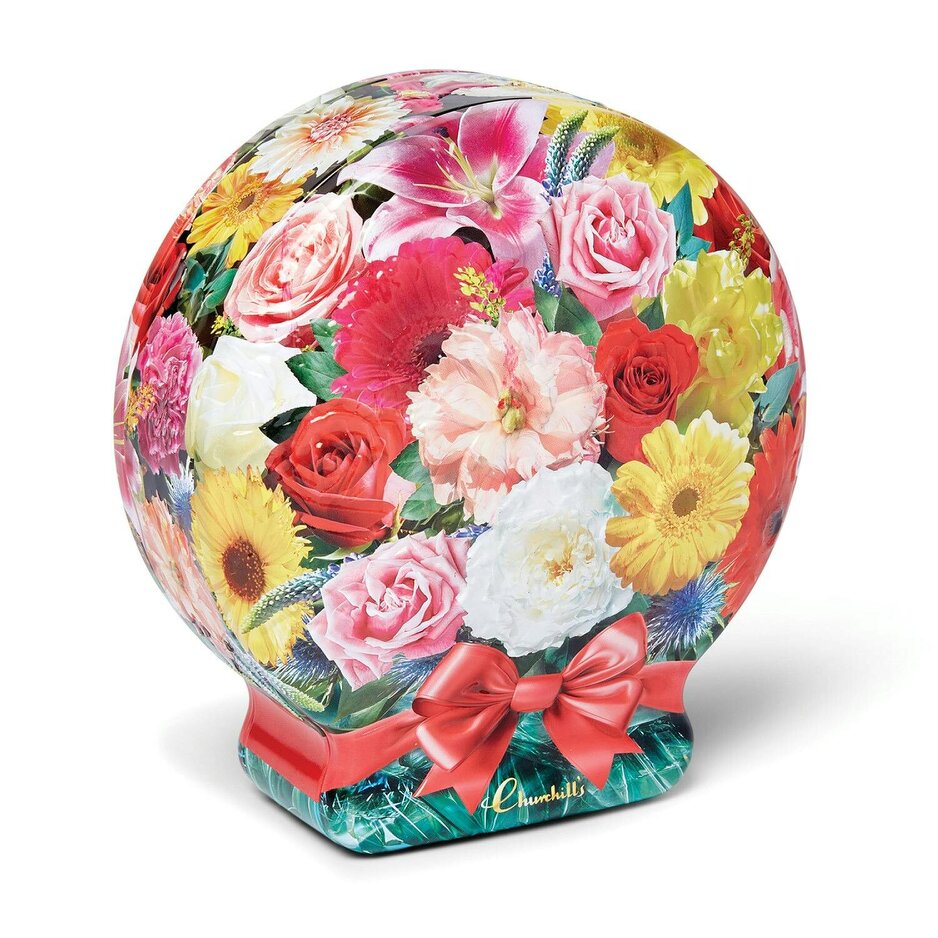 Scotts of Stow Romantic Bouquet Biscuit Tin