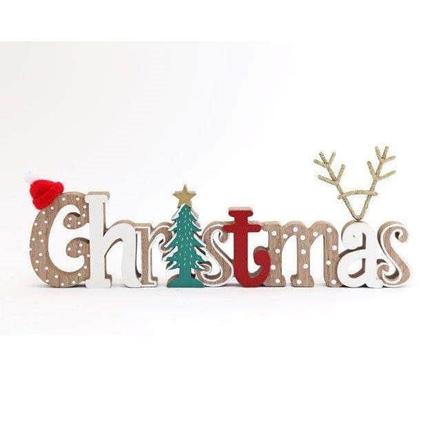 Serano Christmas Word Ornament