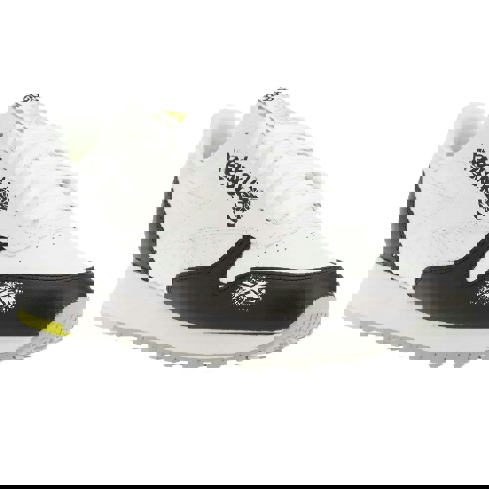 Reebok Mens Classic Leather Shoes - White/Black