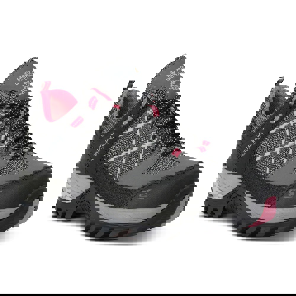 Regatta Women's Samaris III Low Walking Shoes - Dark Steel/Pink Potion
