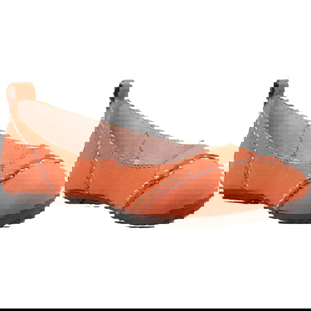Hush Puppies Womens/Ladies Janessa Suede Slip On Pumps - Orange