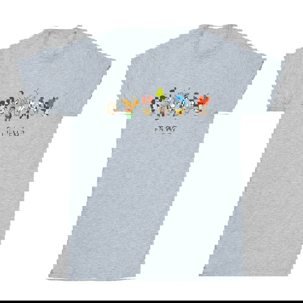 Disney Mens Mickey Mouse And Friends T-Shirt - Sports Grey
