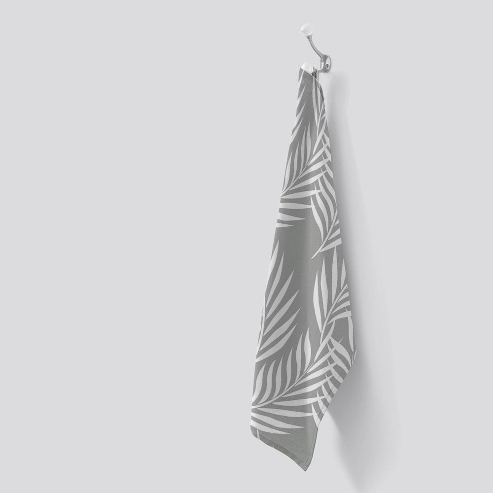 Warren Reed Palm Tree Leaves Tea Towel