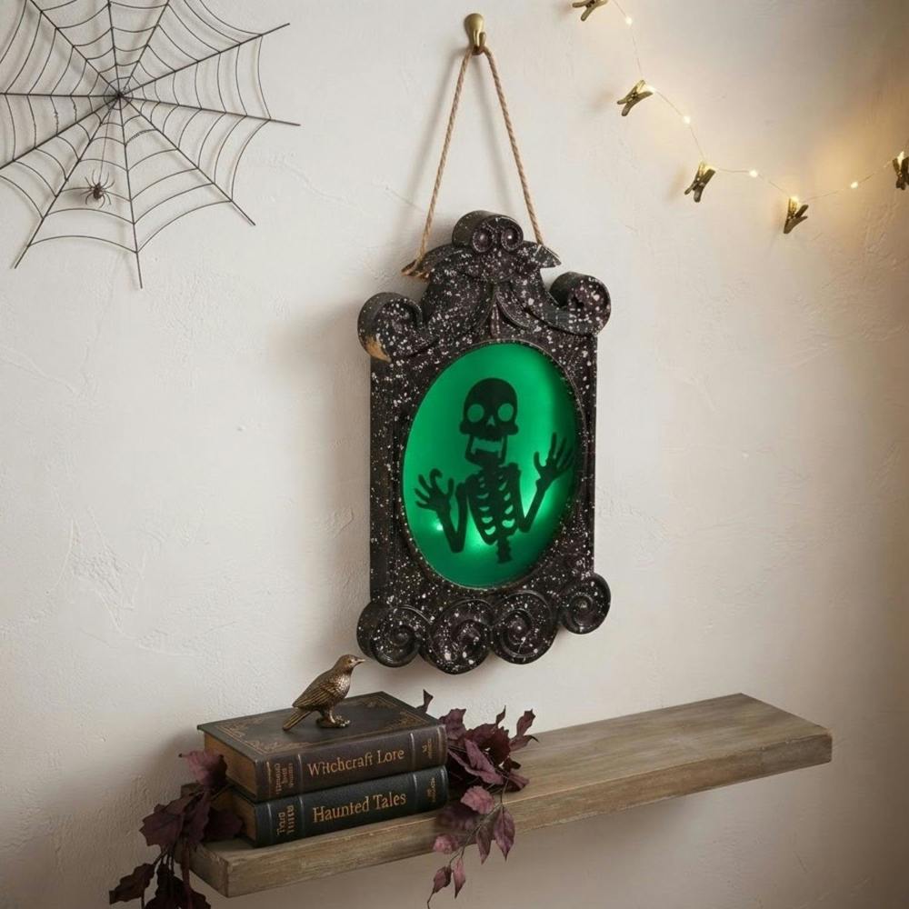 Garden Greatness Animated Gothic Vintage Halloween Mirror Frame