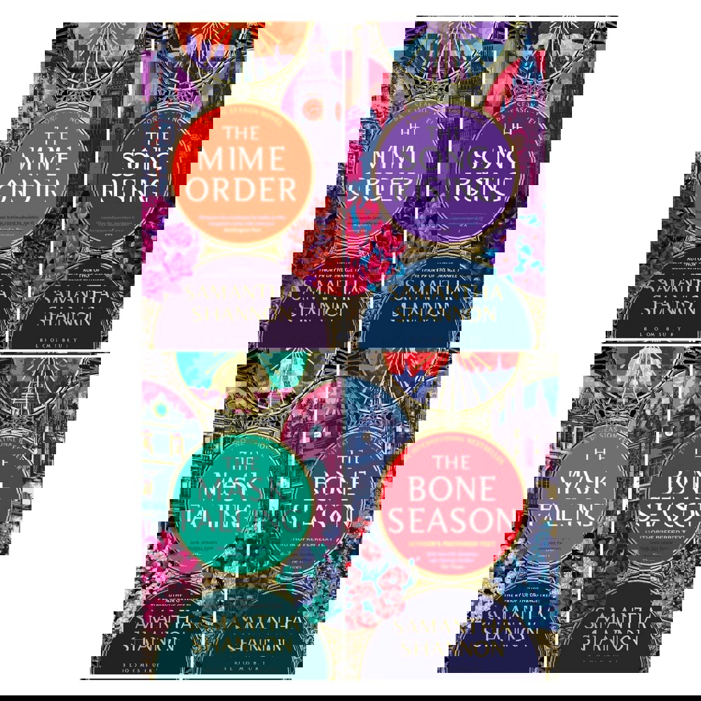 Samantha Shannon Bone Season Series 4 Book Set - The Bone Season, The Mime Order & more