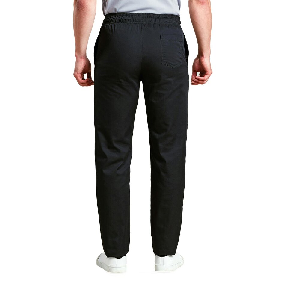 Premier Mens Chefs Select Slim Leg Trousers - Black