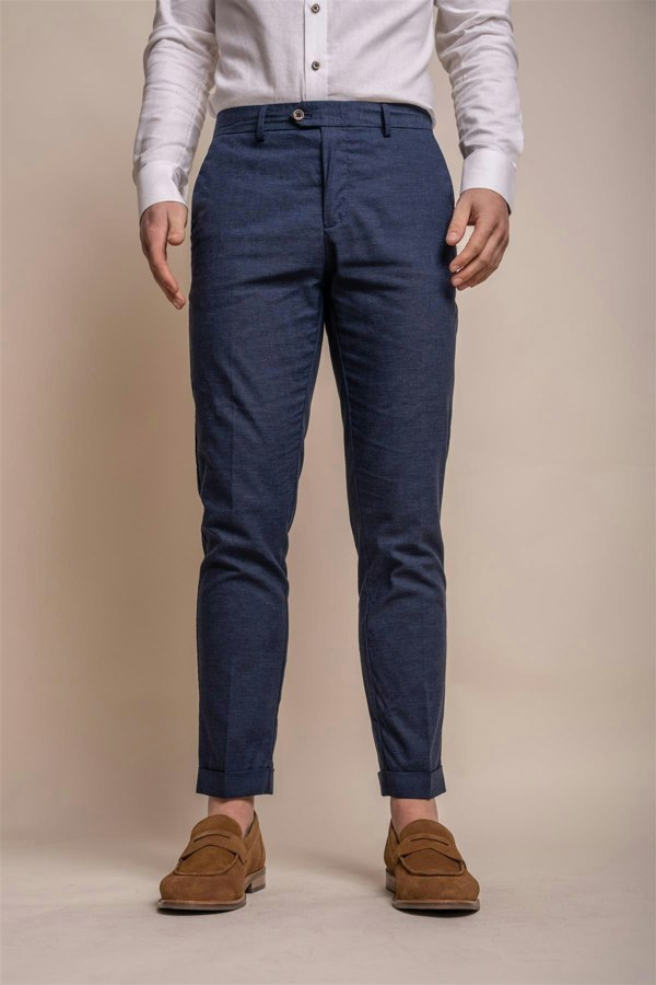 alvari navy trouser front