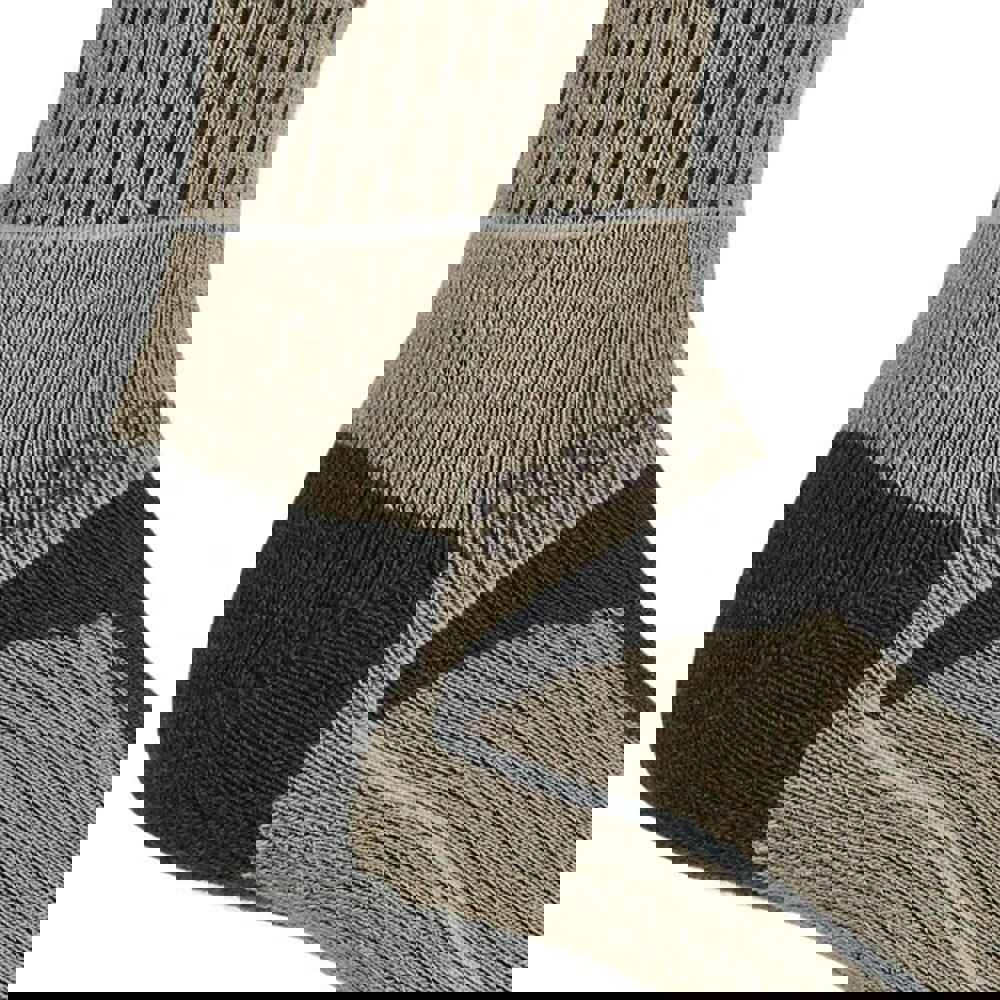 Regatta Mens Samaris 3 Season Socks (Pack of 2) - Moccasin Brown/Briar Grey