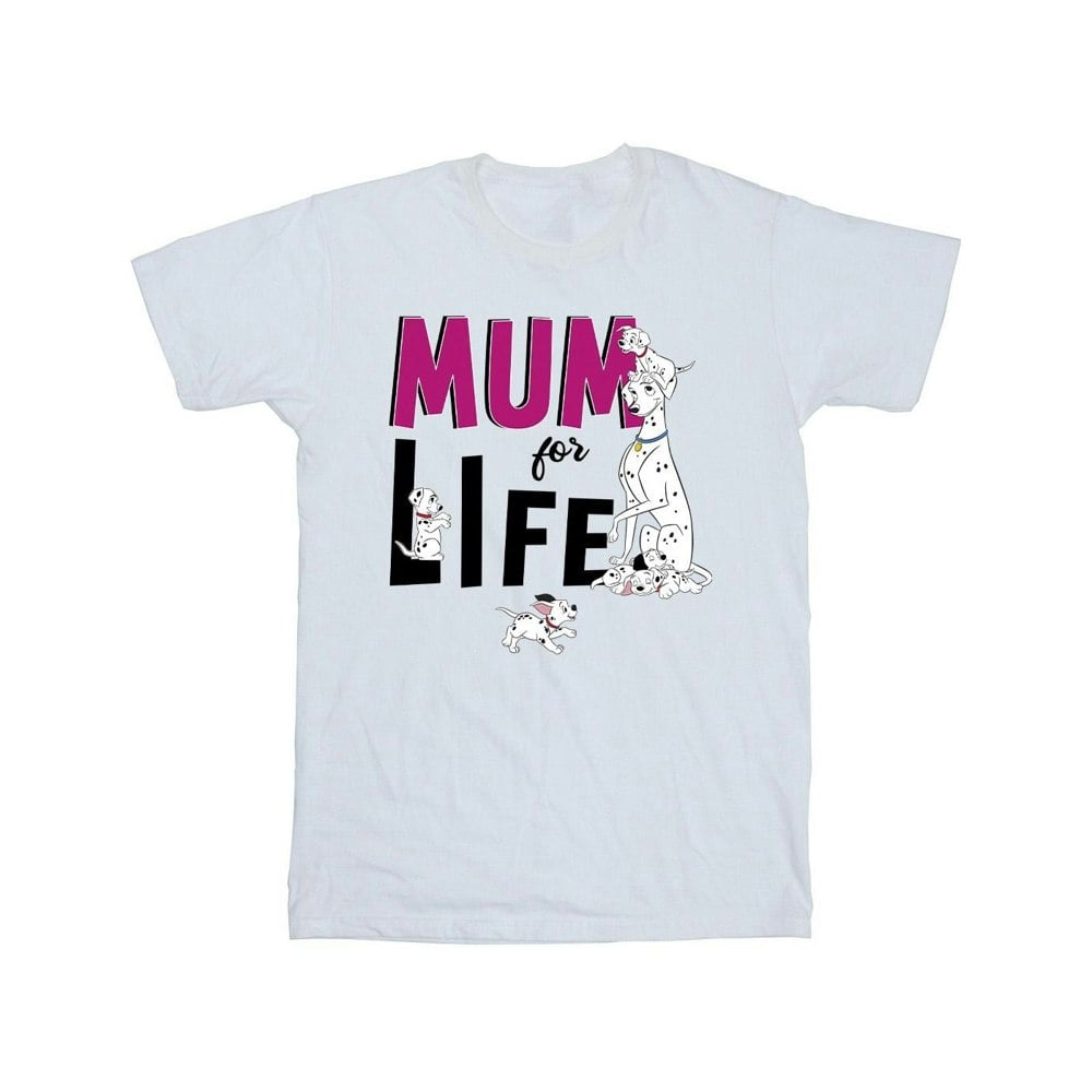 Disney Mens 101 Dalmatians Mum For Life T-Shirt - White