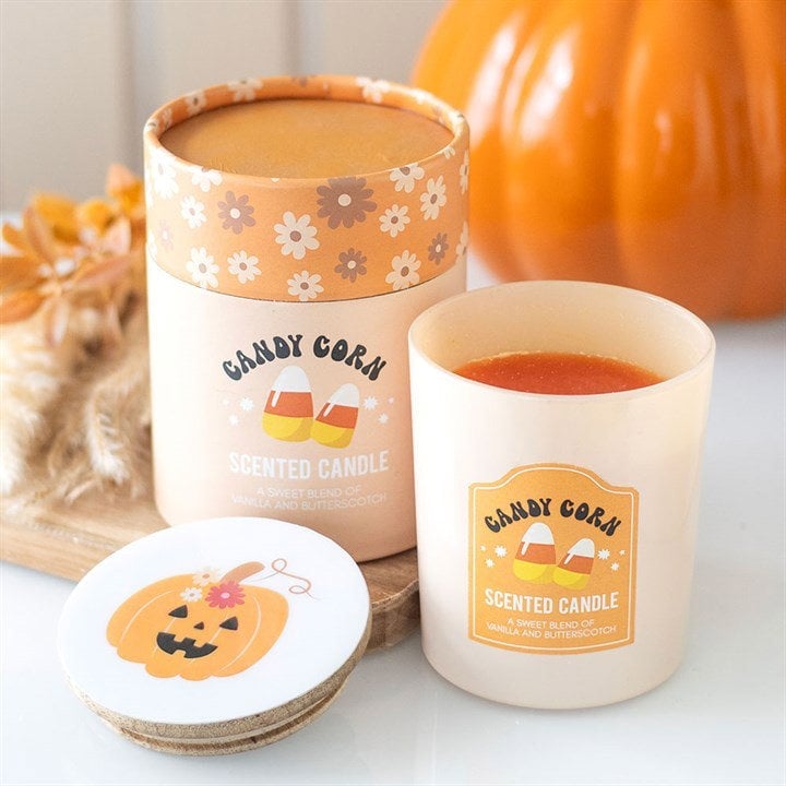 Serano Candy Corn Vanilla and Butterscotch Candle