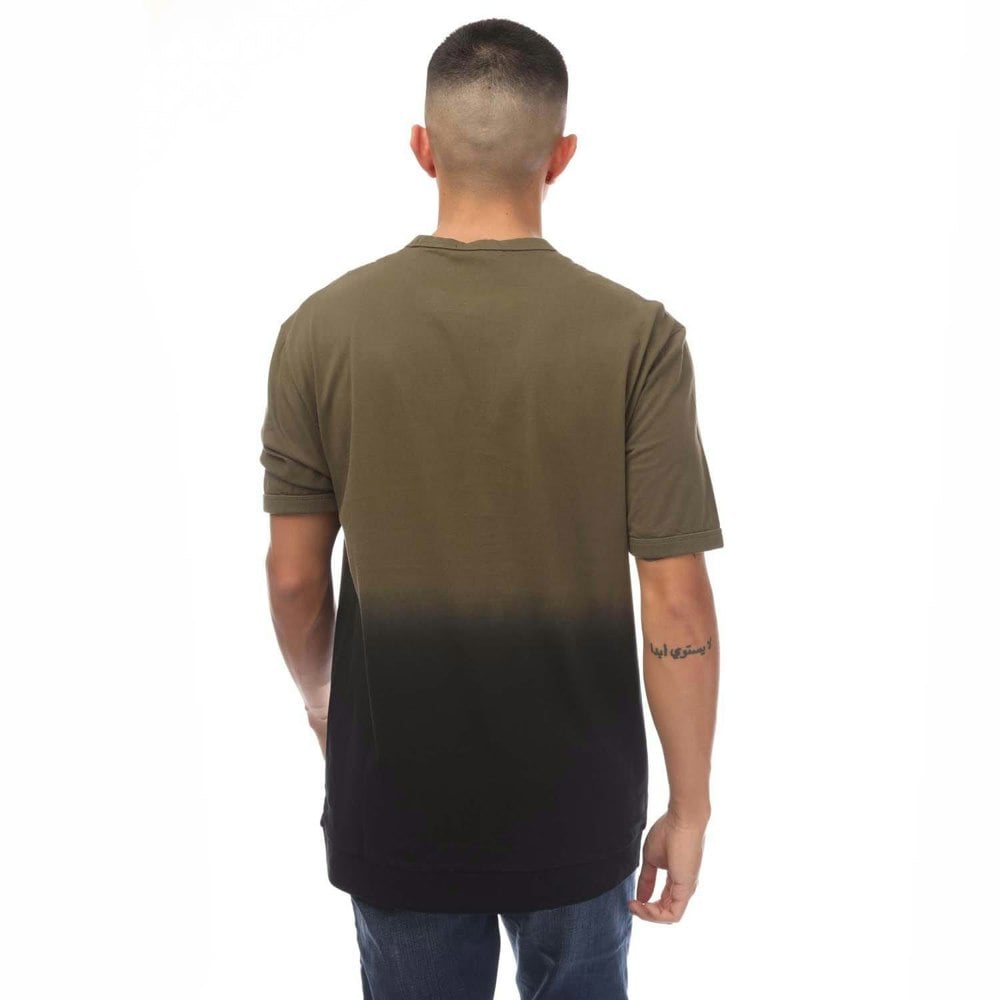 Fred Perry Mens Ombre T-Shirt - Green