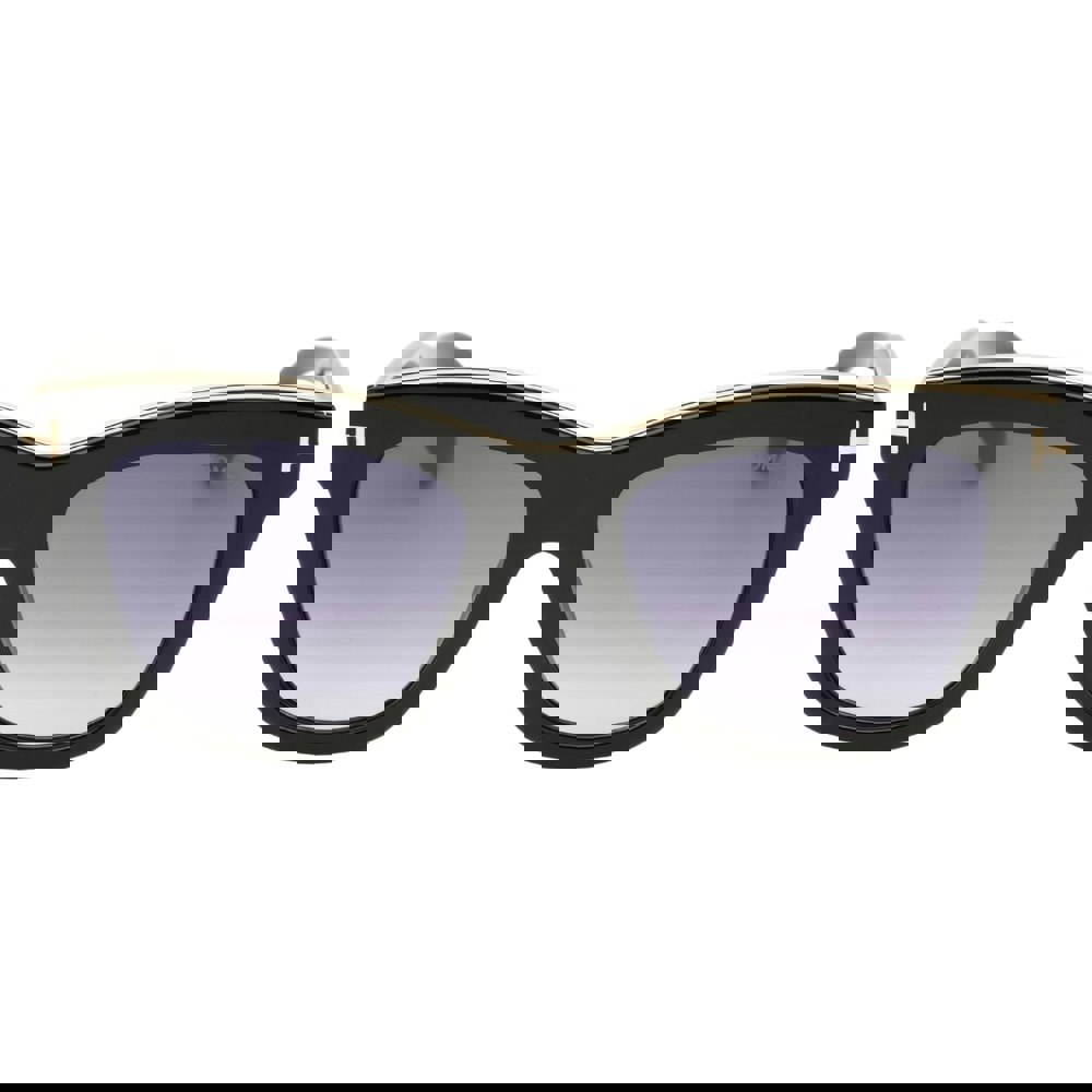 Tom Ford Smoke Mirror Lens Shiny Black Sunglasses
