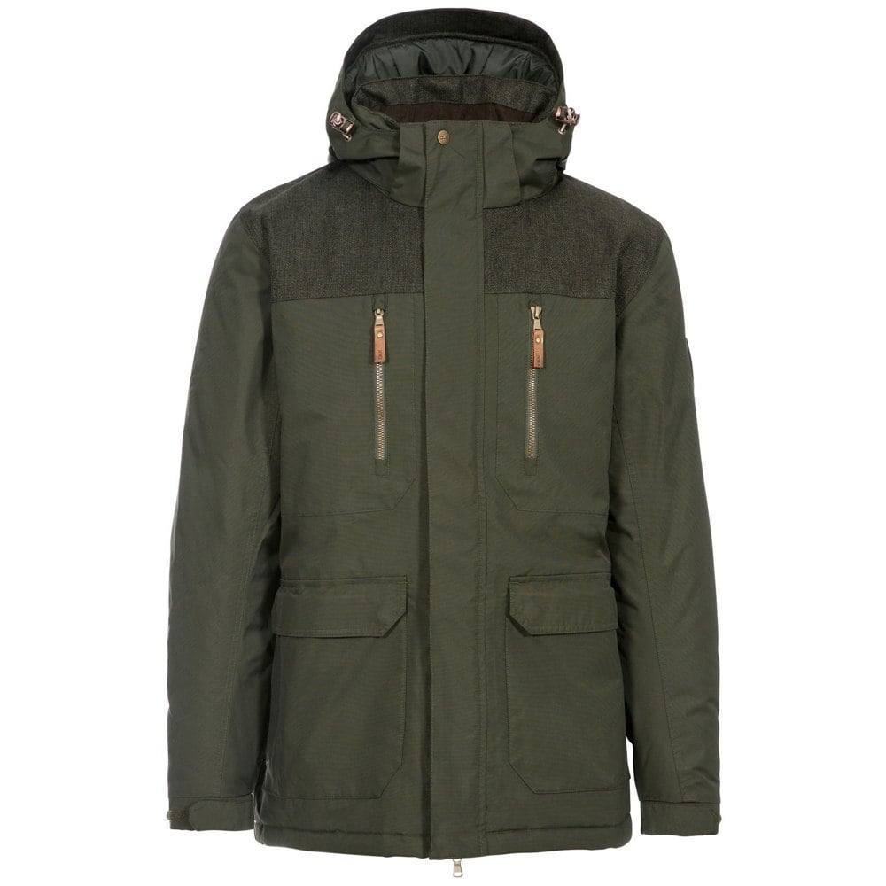 Trespass Men's Rockwell Waterproof Jacket - Olive