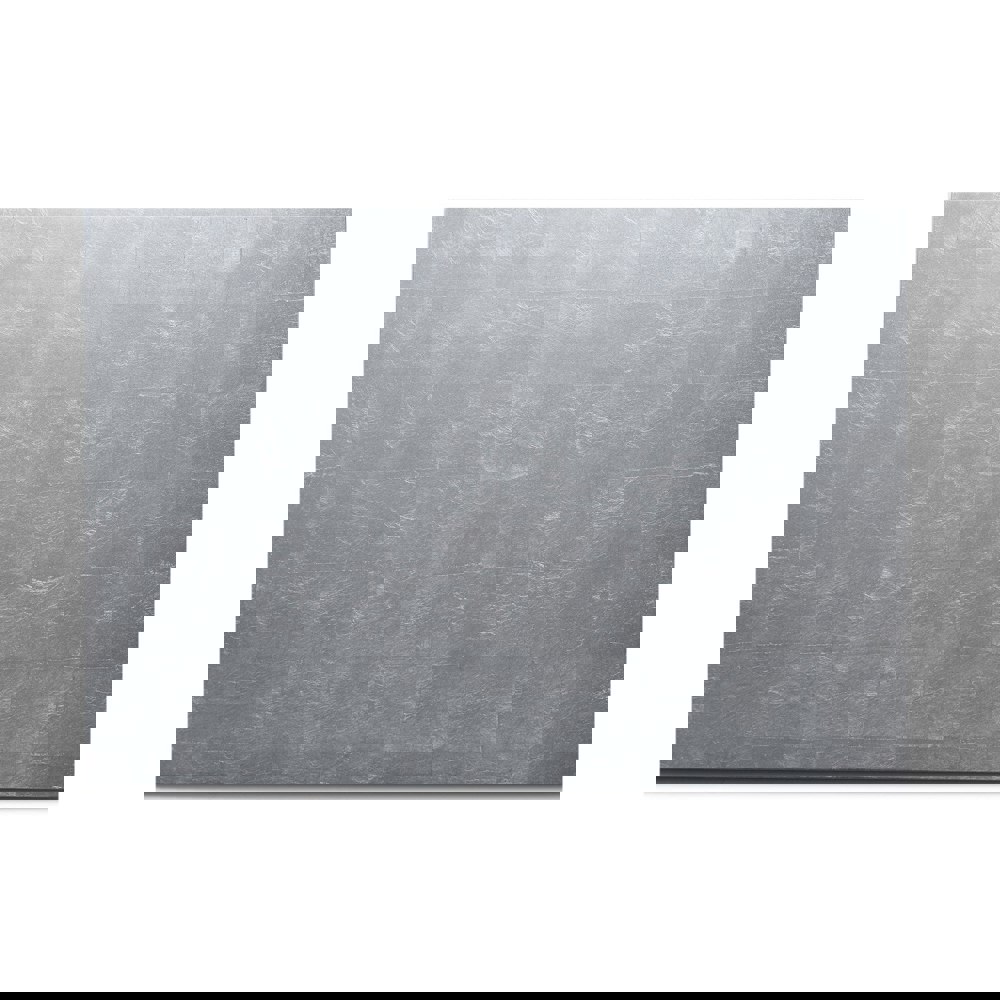 Silver Leaf Matte Chic Serving Mat/Grand Placemat Silver - Posh Trading Company  - Interior furnishings london