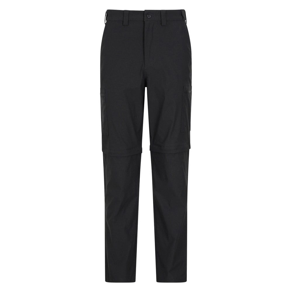 Mountain Warehouse Mens Trek Convertible Trousers - Black