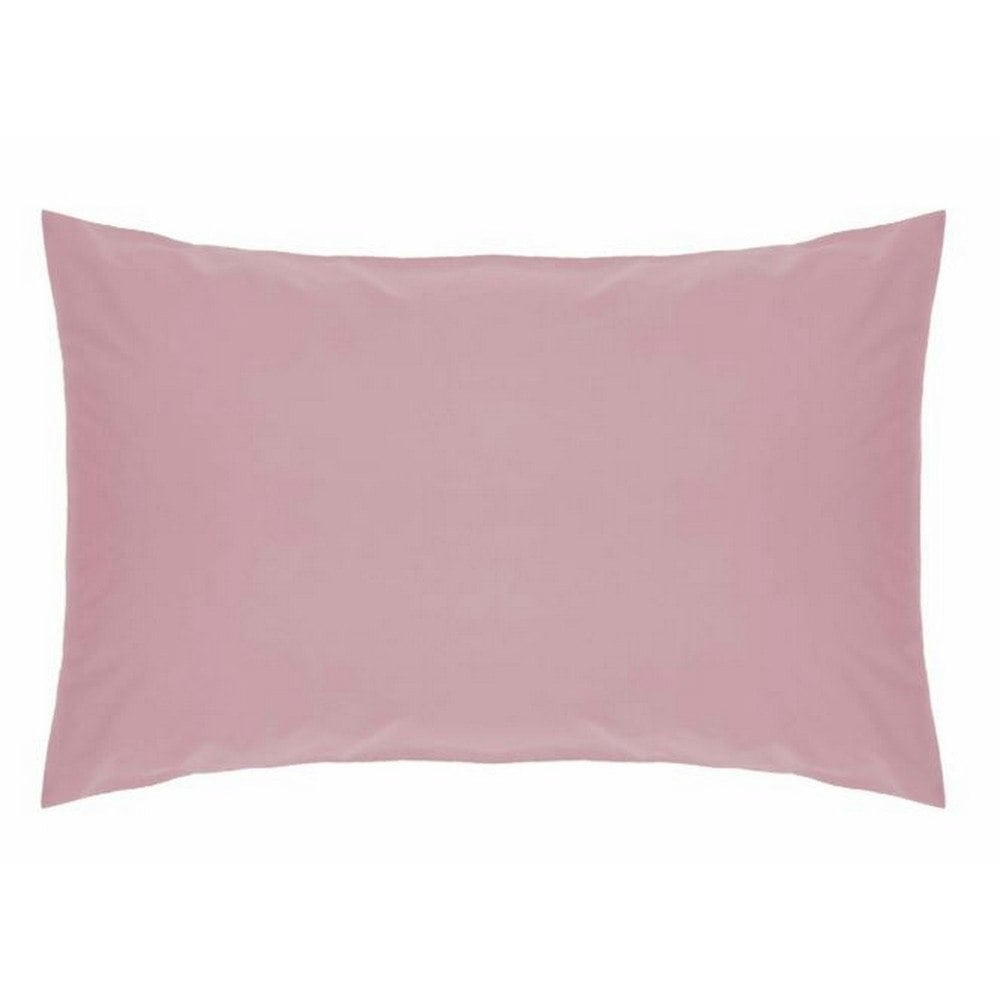 Belledorm Easycare Percale Housewife Pillowcase - Blush