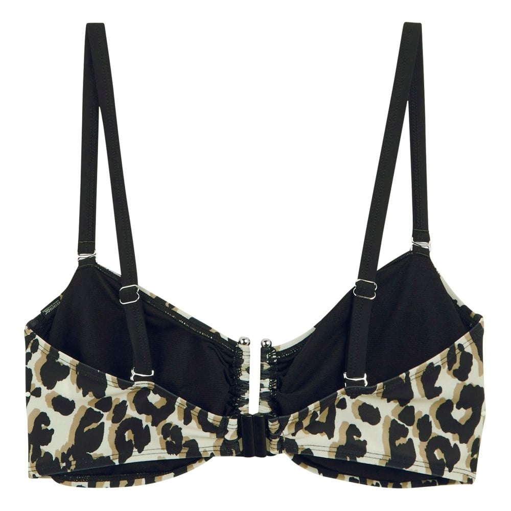 Regatta Womens/Ladies Aceana III Leopard Print Bikini Top - Natural