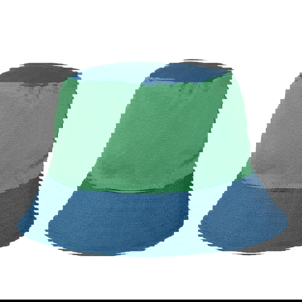 Regatta Childrens/Kids Scratch Reversible Bucket Hat - Piquant Green/Moroccan Blue