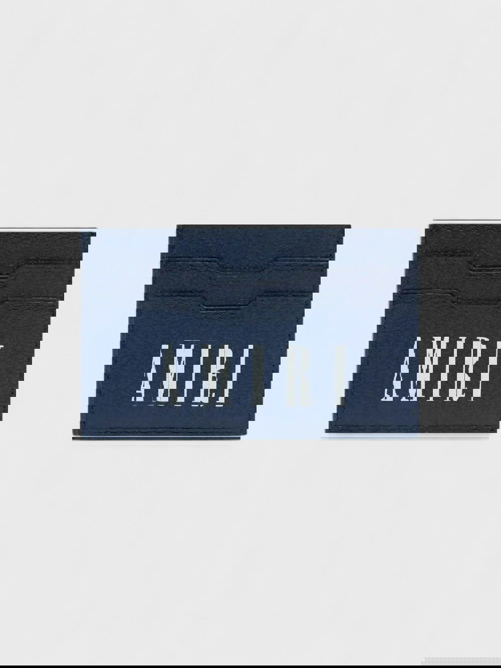 Amiri Large Amiri Logo Card Holder Navy - Supplied FashionAmiri
