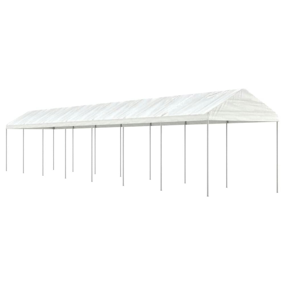 Berkfield Gazebo with Roof White 15.61x2.28x2.69 m Polyethylene
