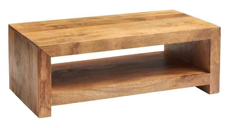 Wyld Haus Manila Light Mango Wood Large Coffee Table