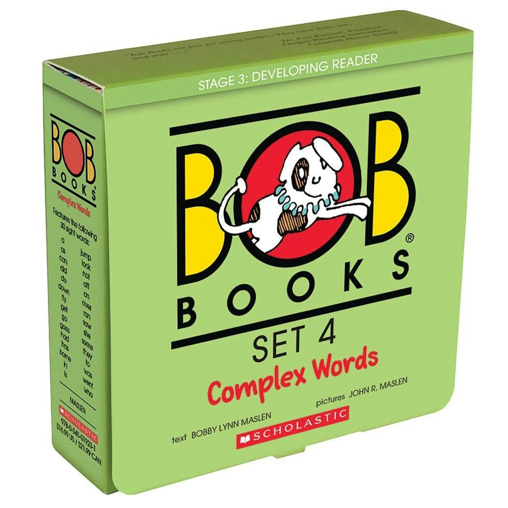 Bob Books - Complex Words Box Set Phonics, Ages 4 and Up, Kindergarten, First Grade Stage 3