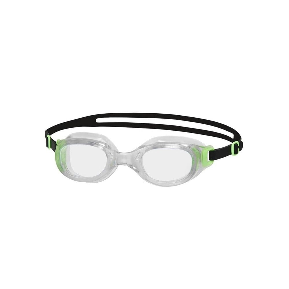 Speedo Unisex Adult Futura Classic Swimming Goggles - Green/Clear