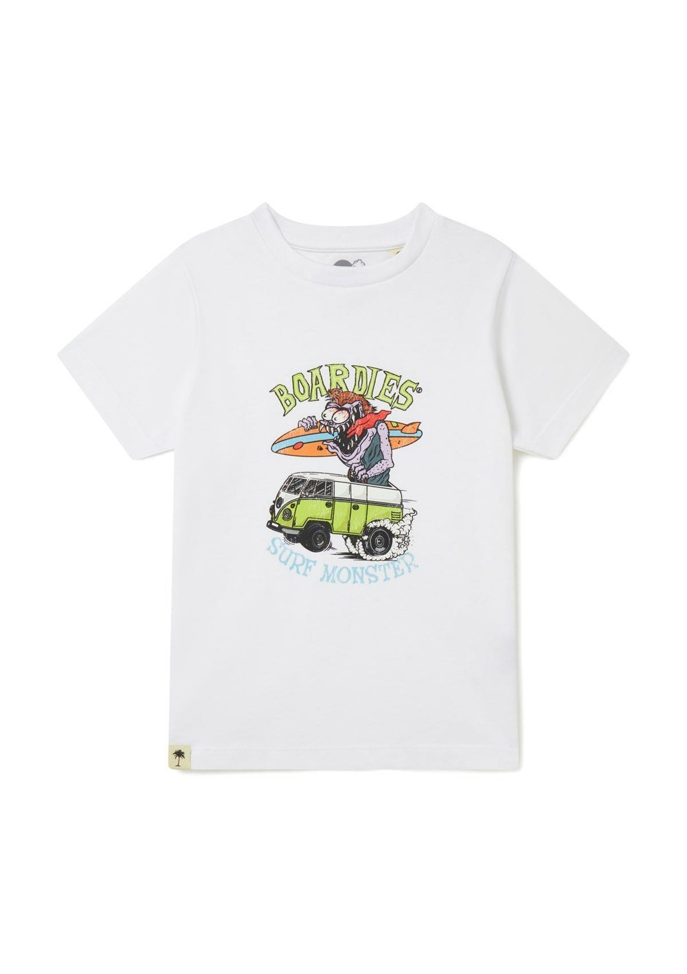 BOARDIES Surf Monster White Kids T-Shirt