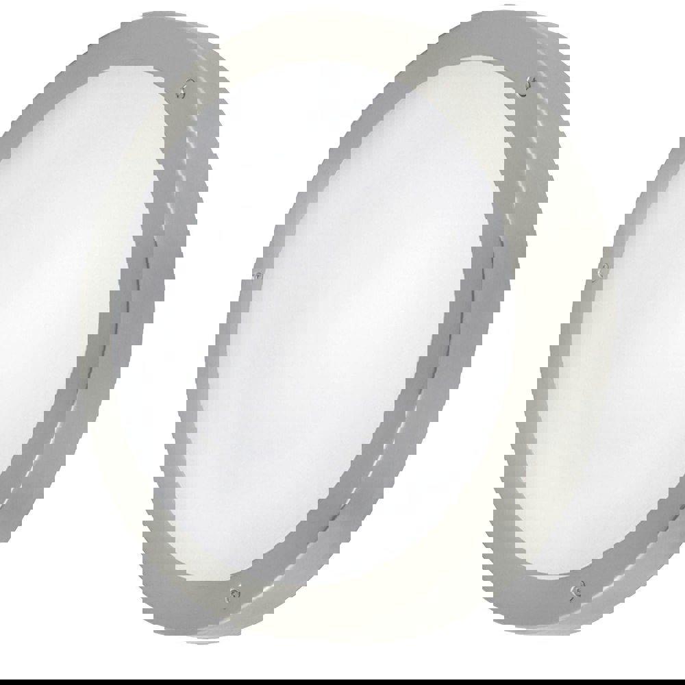 IP44 Outdoor Wall Light Round Stainless Steel 11W Built in LED Porch Lamp Loops
