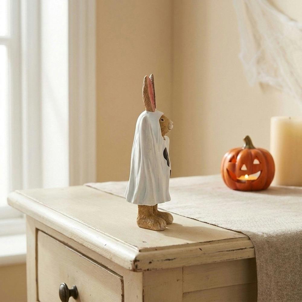 Garden Greatness Halloween Jasper Ghost Bunny Ornament