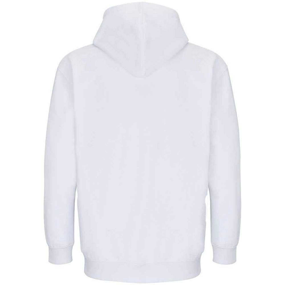 SOLS Unisex Adult Carter Full Zip Hoodie - White